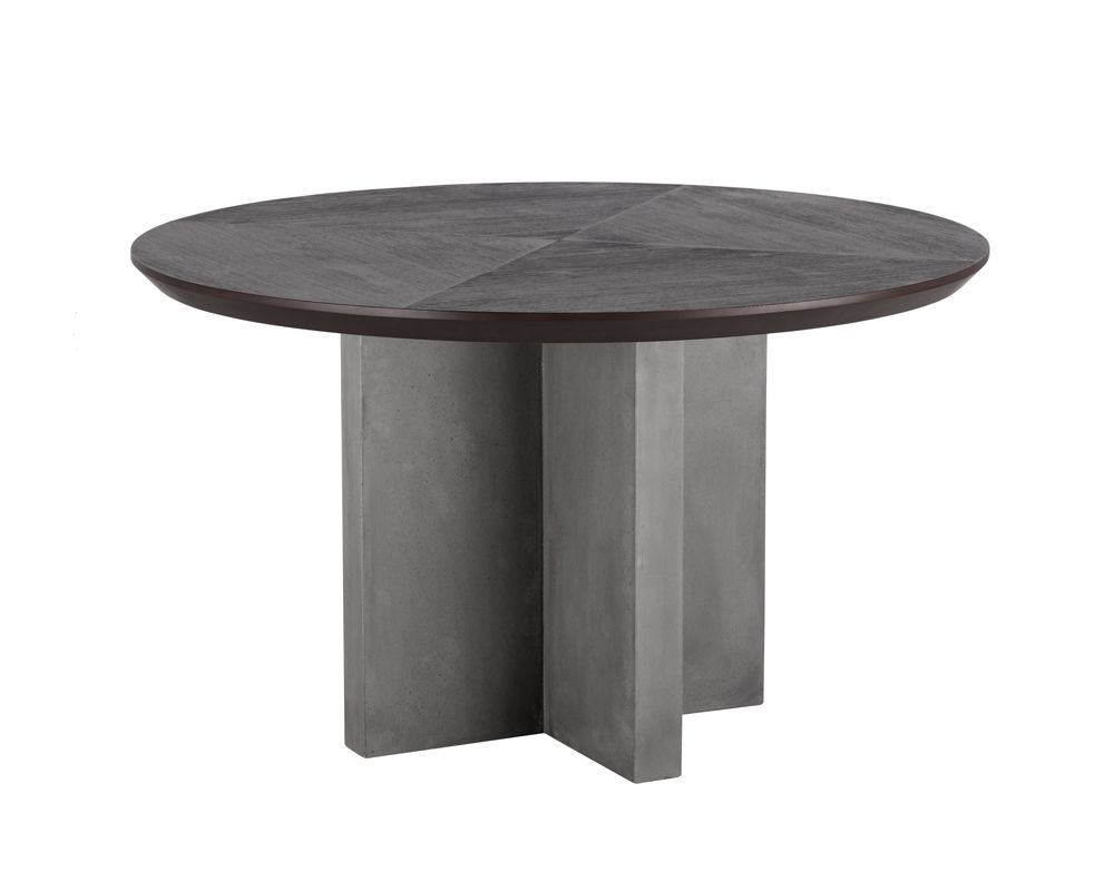 Cabrera concrete deals round dining table