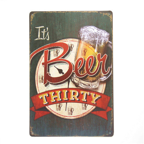 Vintage Tin Metal Signs